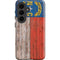 North Carolina Flag Dark Wood Galaxy S26 Impact Case