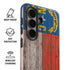 North Carolina Flag Dark Wood Galaxy S26 Impact Case