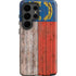 North Carolina Flag Dark Wood Galaxy S26 Ultra Impact Case