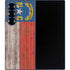 North Carolina Flag Dark Wood Galaxy Z Fold6 Skin