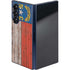 North Carolina Flag Dark Wood Galaxy Z Fold6 Skin