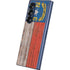 North Carolina Flag Dark Wood Galaxy Z Fold6 Skin