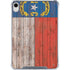 North Carolina Flag Dark Wood iPad 11th Gen (2025) Clear Case