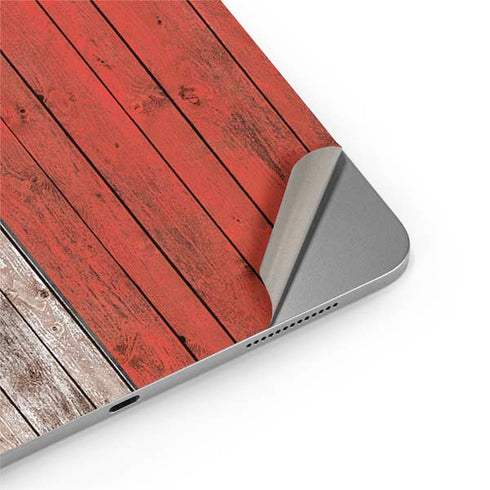 North Carolina Flag Dark Wood Apple iPad Air Skin