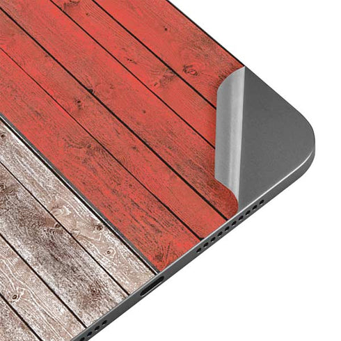 North Carolina Flag Dark Wood Apple iPad Mini Skin