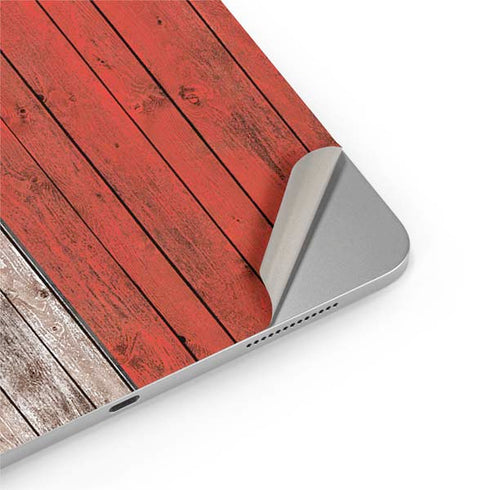 North Carolina Flag Dark Wood iPad Pro 13in M4 (2024) Skin