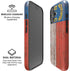 North Carolina Flag Dark Wood iPhone 16 Plus Magsafe Impact Case