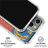 North Carolina Flag Dark Wood iPhone 16 Pro Clear Case