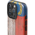 North Carolina Flag Dark Wood iPhone 16 Pro Impact Case