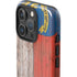 North Carolina Flag Dark Wood iPhone 16 Pro Max Impact Case