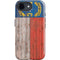 North Carolina Flag Dark Wood iPhone 16e Impact Case