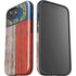 North Carolina Flag Dark Wood iPhone 16e Impact Case
