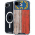 North Carolina Flag Dark Wood iPhone 16e MagSafe Case