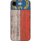 North Carolina Flag Dark Wood iPhone 16e Skin