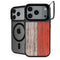 North Carolina Flag Dark Wood iPhone 18 Pro Max Kickstand Case