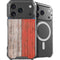 North Carolina Flag Dark Wood iPhone 18 Pro Max MagSafe Case