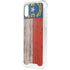 North Carolina Flag Dark Wood iPhone XS Clear Case