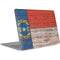 North Carolina Flag Dark Wood Apple MacBook Air Skin