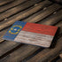 North Carolina Flag Dark Wood Apple MacBook Air Skin