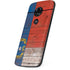 North Carolina Flag Dark Wood Moto E5 Play Skin