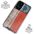 North Carolina Flag Dark Wood Moto G Power 5G (2024) Clear Case