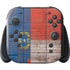 North Carolina Flag Dark Wood Nintendo Switch 2 (2025) with Joy-Con Skin