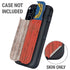 North Carolina Flag Dark Wood Otterbox Defender iPhone Skin