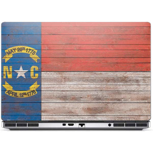 North Carolina Flag Dark Wood Dell Precision Skin