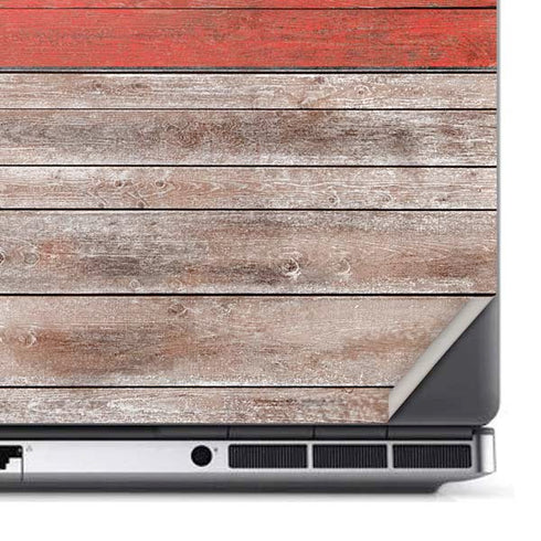 North Carolina Flag Dark Wood Dell Precision Skin