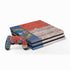 North Carolina Flag Dark Wood PlayStation PS4 Skins