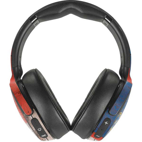 North Carolina Flag Dark Wood Skullcandy Venue Skin