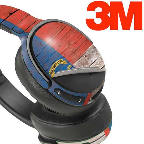 North Carolina Flag Dark Wood Skullcandy Venue Skin
