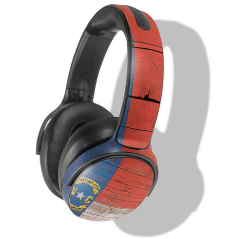 North Carolina Flag Dark Wood Skullcandy Venue Skin