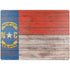 North Carolina Flag Dark Wood Surface Laptop 7 13.8in Skin