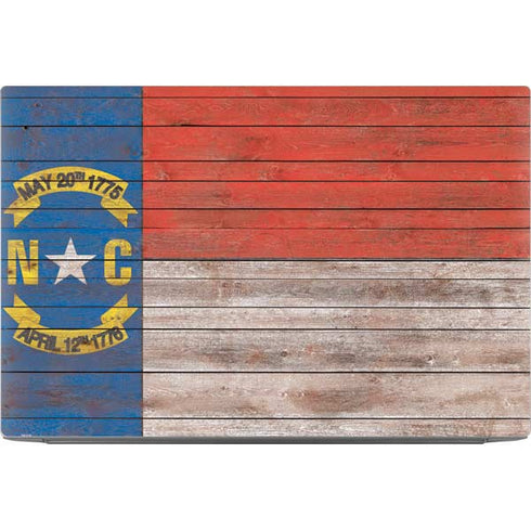 North Carolina Flag Dark Wood Dell XPS Skin