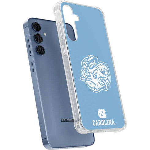University of North Carolina Mascot Galaxy A35 5G Clear Case