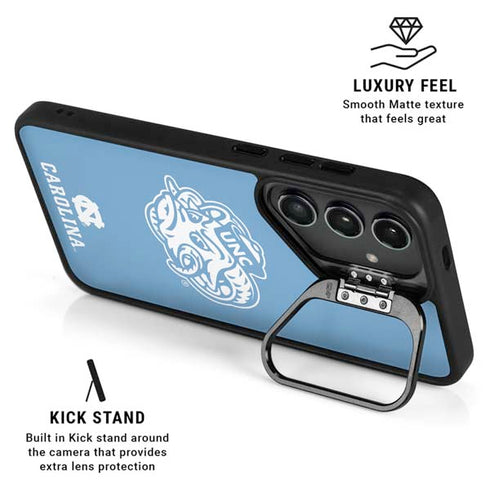 University of North Carolina Mascot Galaxy S24 FE Kickstand Case
