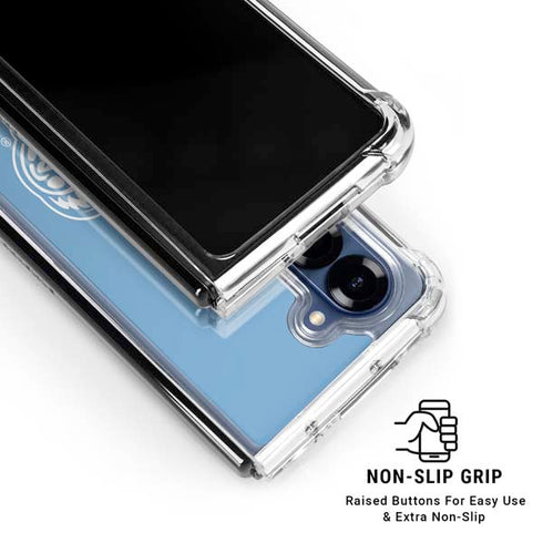 University of North Carolina Mascot Galaxy Z Fold6 Clear Case