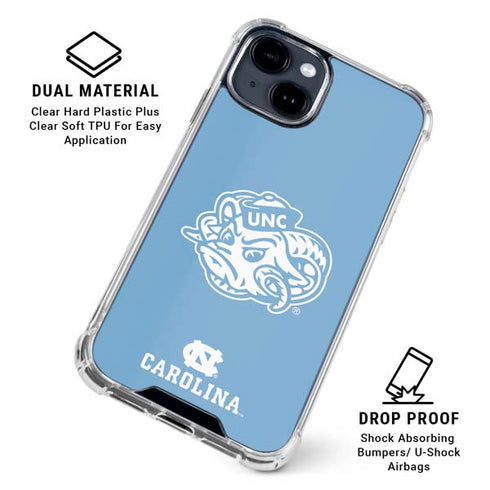 University of North Carolina Mascot iPhone 15 Clear Case