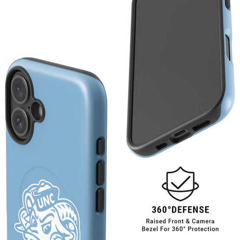University of North Carolina Mascot iPhone 16 Magsafe Impact Case