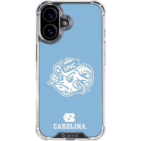 University of North Carolina Mascot iPhone 16 Plus Clear Case