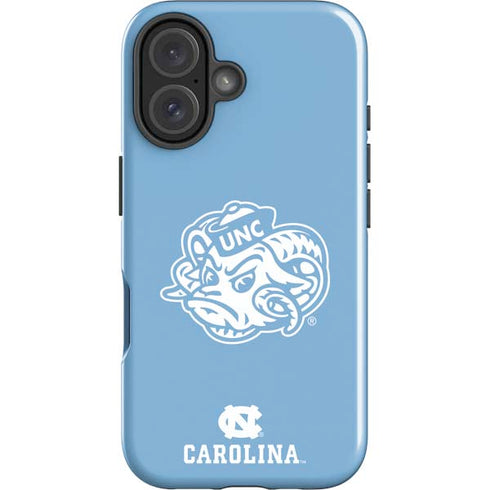 University of North Carolina Mascot iPhone 16 Plus Impact Case