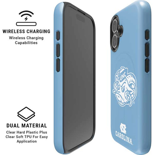 University of North Carolina Mascot iPhone 16 Plus Magsafe Impact Case