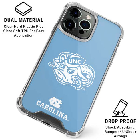 University of North Carolina Mascot iPhone 16 Pro Clear Case