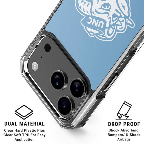 University of North Carolina Mascot iPhone 18 Pro Clear Case