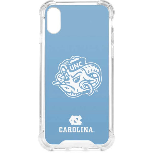 University of North Carolina Mascot iPhone XS Clear Case