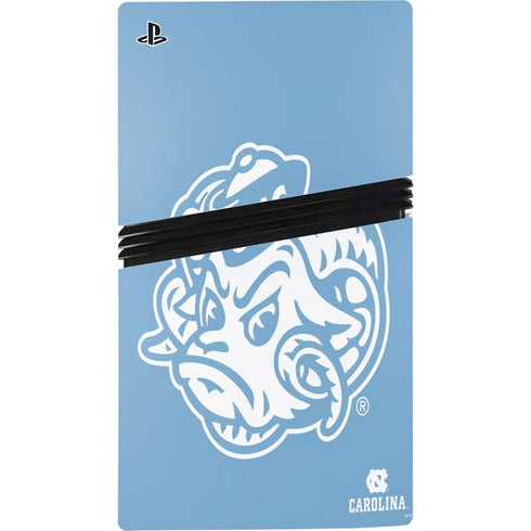University of North Carolina Mascot PS5 Pro Disk Console Skin