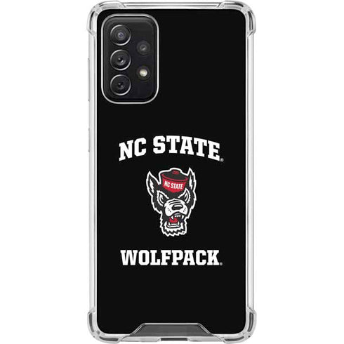 North Carolina State University NC Wolfpack Galaxy A72 5G Clear Case