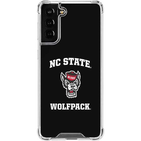 North Carolina State University NC Wolfpack Galaxy S21 FE Clear Case