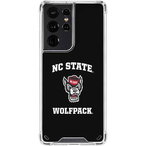 North Carolina State University NC Wolfpack Galaxy S21 Ultra 5G Clear Case